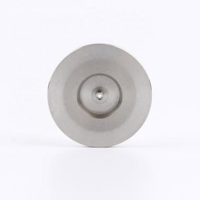 Vista de perto do disco de polir de mão de fibra óptica