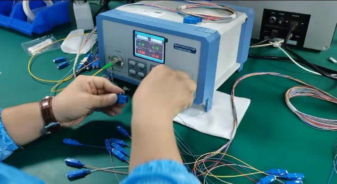 Resultado do teste ILRL para conectores de fibra óptica