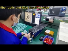 microscópio da inspeção da fibra ótica 20X, microscópio de fibra ótica com exibição de vídeo