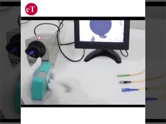 Operação com uma mão Ferrulas de fibra óptica