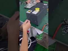 FTTH Flat Drop cable patch cord automática máquina de corte e descolagem