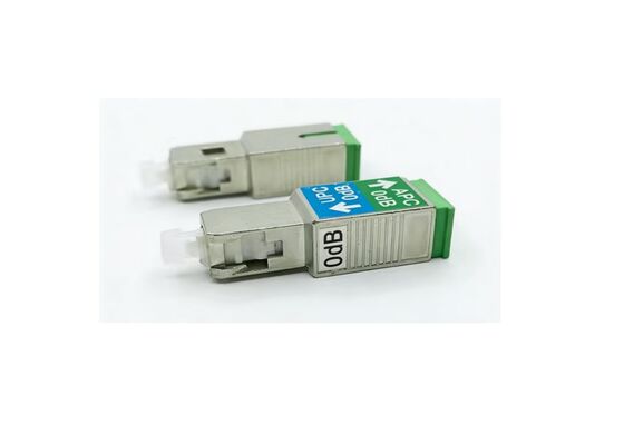 Qualidade  SC APC Fixed Variable Fiber Optic Attenuator Strong Tensile Resistance For GPON Network fábrica