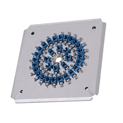 Placa de lustro S136 de aço inoxidável da fibra ótica do conector de 32 SC portuários/PC