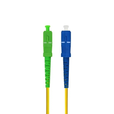 SC simples UPC APC do cabo de remendo G652D da fibra ótica de 3meters 3.0mm