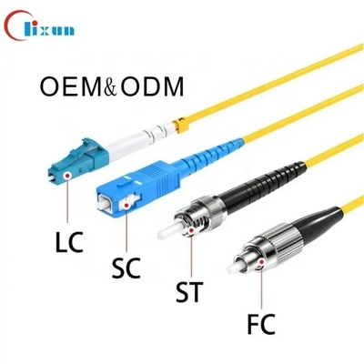 SC simples APC do cabo de remendo de 3.0mm LC LC ao revestimento do PVC LZSH do SC UPC