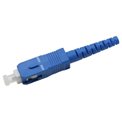 Conector simples Singlemode 2.0mm da fibra ótica do PC do SC de FTTH 3.0mm