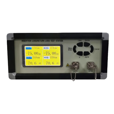 máquina ótica do verificador da perda de retorno da inserção da fibra da elevada precisão de 3kg EXW FTTH AC260V
