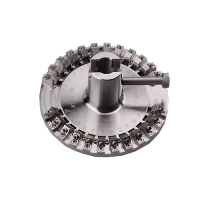 Clixun MPO MT PC Ferrulas Fibras Ópticas Fixtures Polishing Jig machine 24 Ferrules Fibras Polishing Jigs