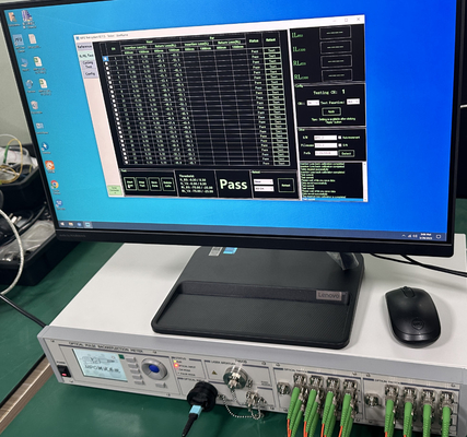 CLX-H082 Tester automático de perda de retorno de inserção de cordão de remendo MPO para medição precisa da perda de retorno