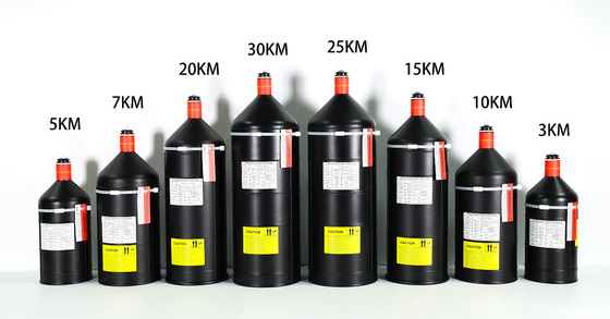 FPV Invisível 10KM 15Km Canister de Fibra Óptica ultra-confiável bobina de fibra óptica 3 km com unidade de ar e unidade lateral de terra