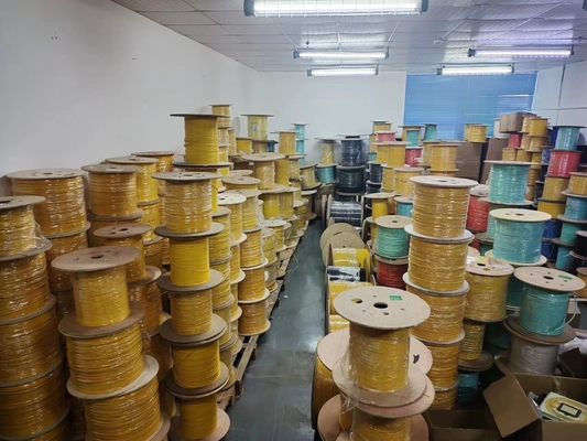 Cabo de fibra óptica LSZH amarelo 1 condutor para conexões fiáveis e consistentes