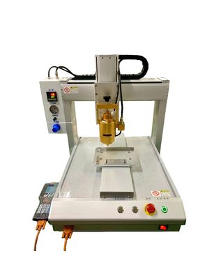 Máquina de gotejamento automático de silicone UV eficiente com 300W de potência e 70 kg de peso para distribuição de cola de precisão
