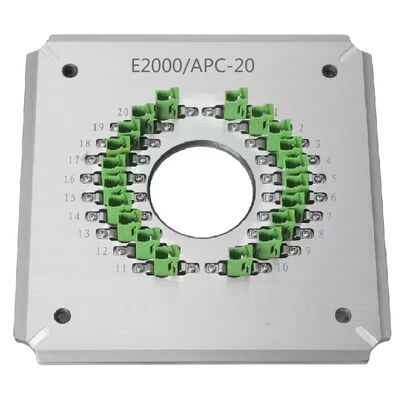 E2000/APC20 Instalação de polimento de fibras ópticas de porta para utilização em FTTH com construção de aço inoxidável S136