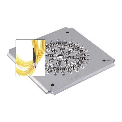 32 Portos FC PC Fixação de polir conector de fibra óptica com aço inoxidável endurecido S136 e estrutura IPC