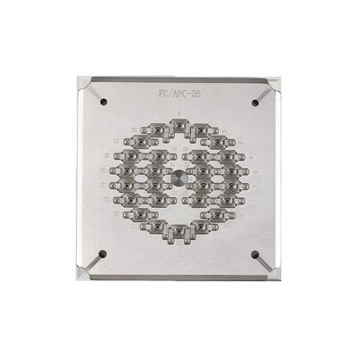 26 Port FC APC Fixação de polimento de fibra óptica com aço inoxidável endurecido S136 para desempenho anti-ferrugem e durável