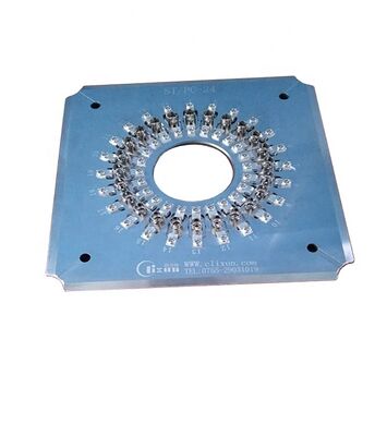 ST Fibra óptica 24/32 Fixado de polimento de conectores com aço inoxidável endurecido S136 para alta eficiência e perda de inserção ≤0,20dB