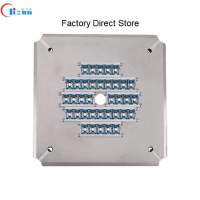 SC UPC Fixação de polimento de fibras ópticas com aço inoxidável endurecido S136 para 24 conectores num ciclo e perda de inserção ≤ 0,20 dB