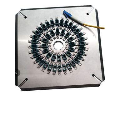 Desgaste de lustro do gabarito do dispositivo elétrico do LC UPC de 48 portos - resistente para o conector ótico da fibra
