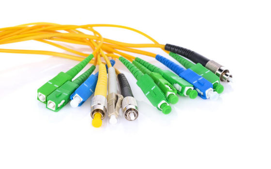 Cabo G652 do cabo de remendo da fibra ótica do núcleo do único modo único