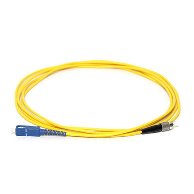 Sc exterior da gota do cabo de remendo da fibra ótica de ROHS ao cabo de remendo 3.0mm de Fc 2m