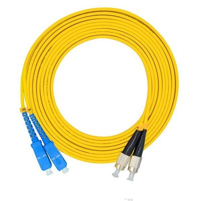 Sc exterior da gota do cabo de remendo da fibra ótica de ROHS ao cabo de remendo 3.0mm de Fc 2m