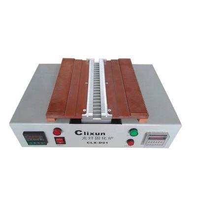 Cola Epoxy do conector do St do Sc Fc da máquina da fabricação do cabo de remendo da fibra de AC220V que cura o forno