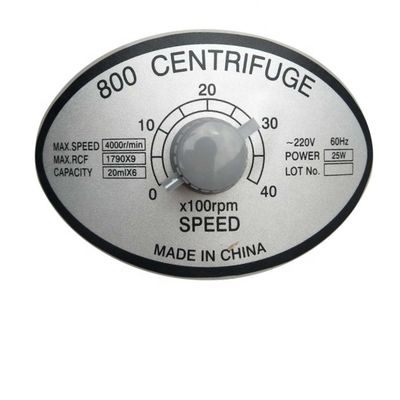 centrifugador de alta velocidade Desktop da máquina da fabricação do cabo de remendo da fibra 400-4000Rpm