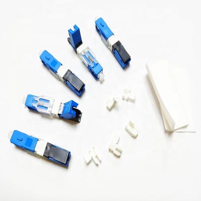 Os conectores de fibra ótica plásticos de FTTH, 2*3mm rápidos conectam conectores da fibra ótica