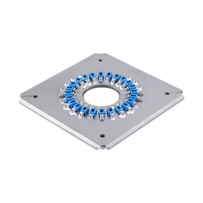 24 conectores esquadram o dispositivo elétrico de lustro de fibra ótica Kit Flexible Operation de LC/UPC
