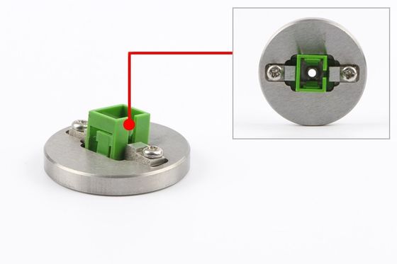 Virola de lustro Puck Hand Use do dispositivo elétrico do cabo de remendo da fibra ótica do conector do SC