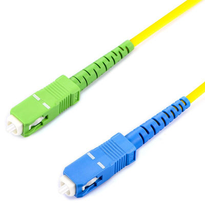 tipo do SC APC dos conectores do cabo de remendo da fibra de 0.9mm 2.0mm 3.0mm para FTTX