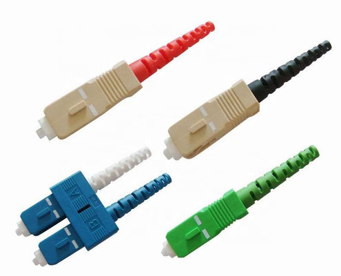 Conector do Sc do Apc dos conectores do cabo de remendo da fibra multimodo dos multimédios