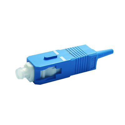 Conectores padrão do cabo de remendo da fibra do PC do SC do IEC para ligações em ponte da fibra de 0.9/2.0/3.0mm