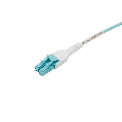 Conector frente e verso do LC do cabo de fibra ótica SM/OM3/OM4 para cabo de remendo blindado