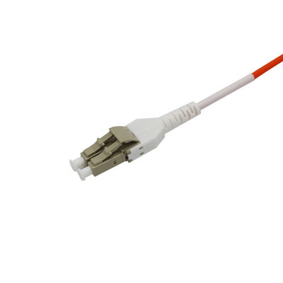 Conector frente e verso do LC do cabo de fibra ótica SM/OM3/OM4 para cabo de remendo blindado