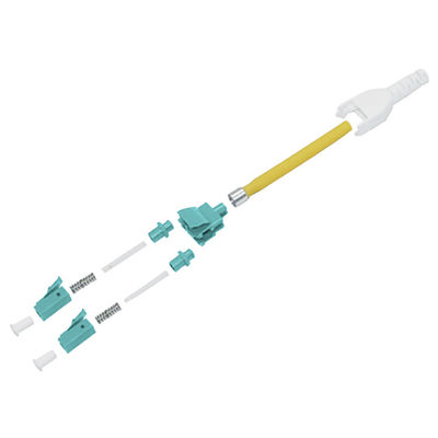 Puxe o conector DX milímetro OM3 OM4 3.0mm do Lc Uniboot da prova