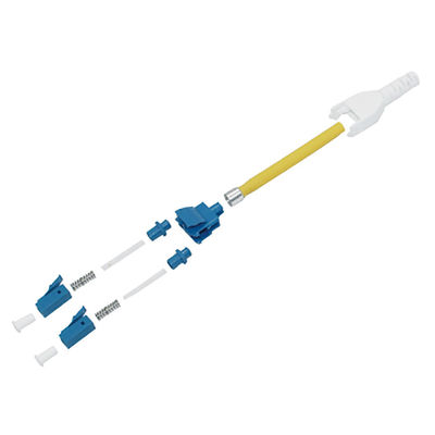 Puxe o conector DX milímetro OM3 OM4 3.0mm do Lc Uniboot da prova