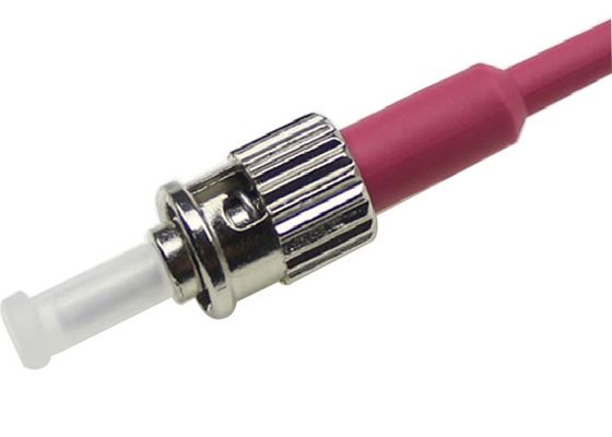 Conector do ST da fibra ótica do conector de cabo da fibra de FTTH com bota de 0.9mm