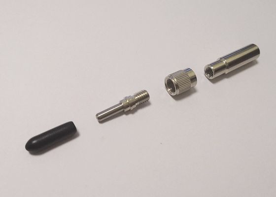 Conectores do cabo de remendo da fibra do Apc Upc da indústria médica com virola do metal