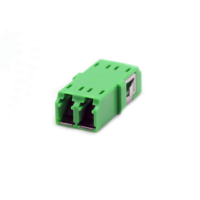 Adaptador frente e verso de SM/MM/OM3/OM4 Lc Apc, adaptador do cabo de fibra ótica com obturador interno