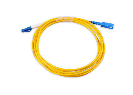 Ligação em ponte de LAN Single Mode Optical Fiber, cabo de remendo da fibra do Sc Lc do equipamento de teste