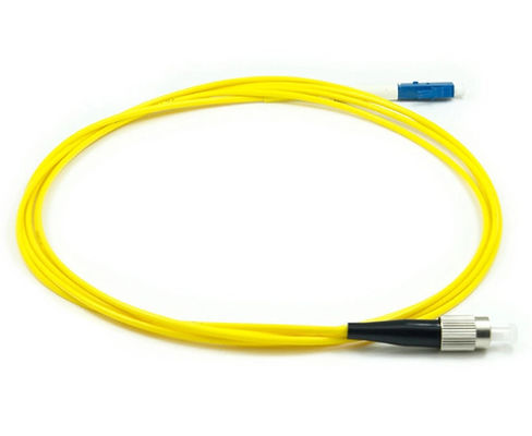 Ligações em ponte da fibra do único modo de cabo de remendo da fibra da manutenção programada 2.0mm Lc Fc