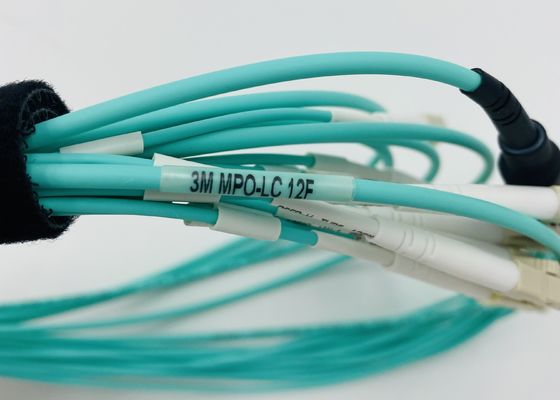 Cabo de remendo da fibra ótica OM4