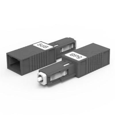 MU/UPC fixou modo 1dB 25dB do atenuador da fibra ótica de Ftth dos conectores o único