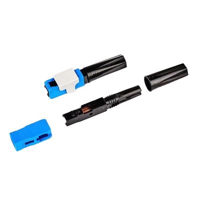 50mm rápidos conectam os conectores da fibra, conector rápido do Sc Apc para o cabo da curva da gota de FTTH
