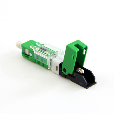 0.3dB Max Loss Optical Fiber Connector, telecomunicações cabografam o conector de cabo rápido de Ftth