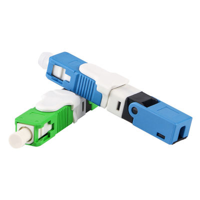 conectores rápidos da fibra ótica de 9/125μM Single Mode G652D para o cabo pendente de FTTH