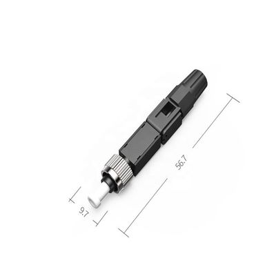 Conector rápido do Apc do PC da fibra ótica FC do campo de FTTH para telecomunicações