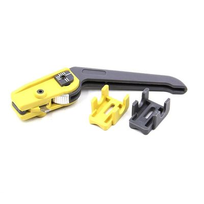 O cabo de fibra ótica amarelo utiliza ferramentas a rede longitudinal da talhadeira FTTB FTTX da bainha de cabo