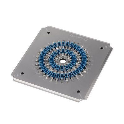 Desgaste de lustro do gabarito do dispositivo elétrico do LC UPC de 48 portos - resistente para o conector ótico da fibra